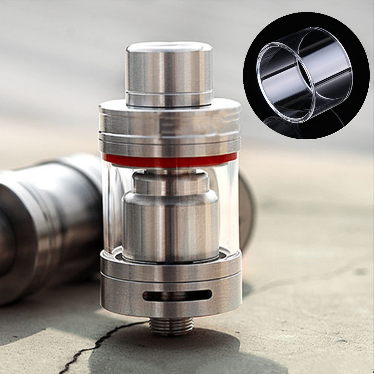 Replacement-Transparent-Pyrex-Glass-Tube-Cap-Tank-for-Serpent-Mini-22-RTA-1190018
