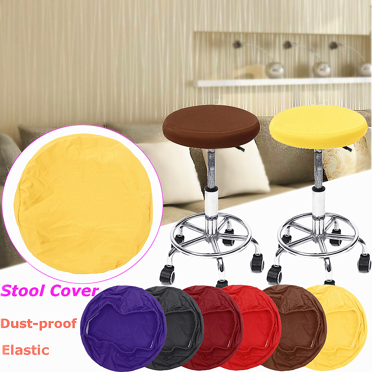 Round-Stool-Covers-Elastic-Fiber-6-Colors-Round-Household-Chair-Sleeve-Protector-1438986