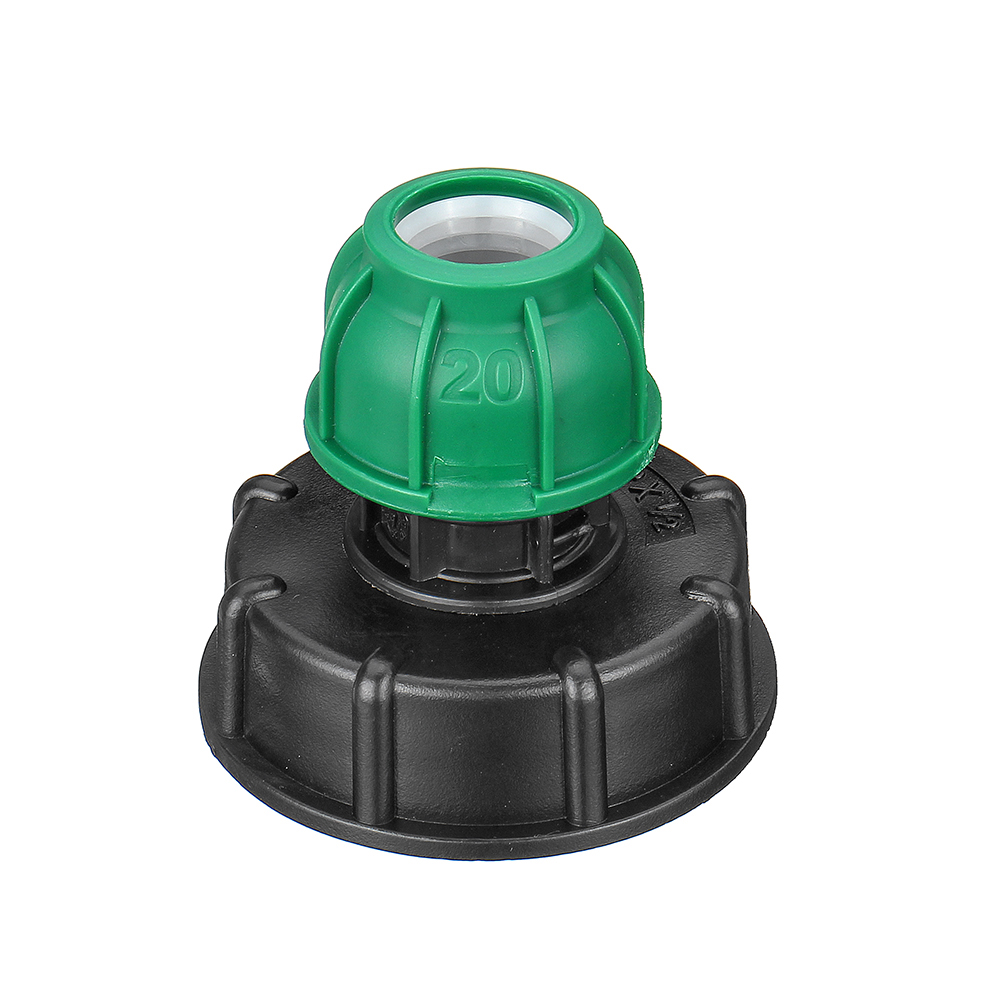 S60x6-12-34-1-IBC-Tank-Drain-Adapter-Thread-Outlet-Tap-Water-Connector-Replacement-Green-PP-Ball-Val-1553655