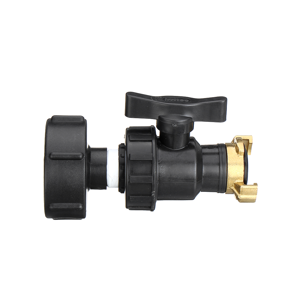 S60x6-34-IBC-Tank-Drain-Adapter-Fixing-Hose-Outlet-Tap-Water-Connector-Replacement-PP-Ball-Valve-Fit-1550428