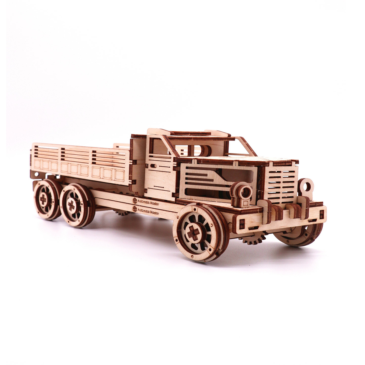 Self-Assembly-Wooden-Truck-Birch-Truck-Model-Gift-Children-Science-Model-Building-Kits-1536711