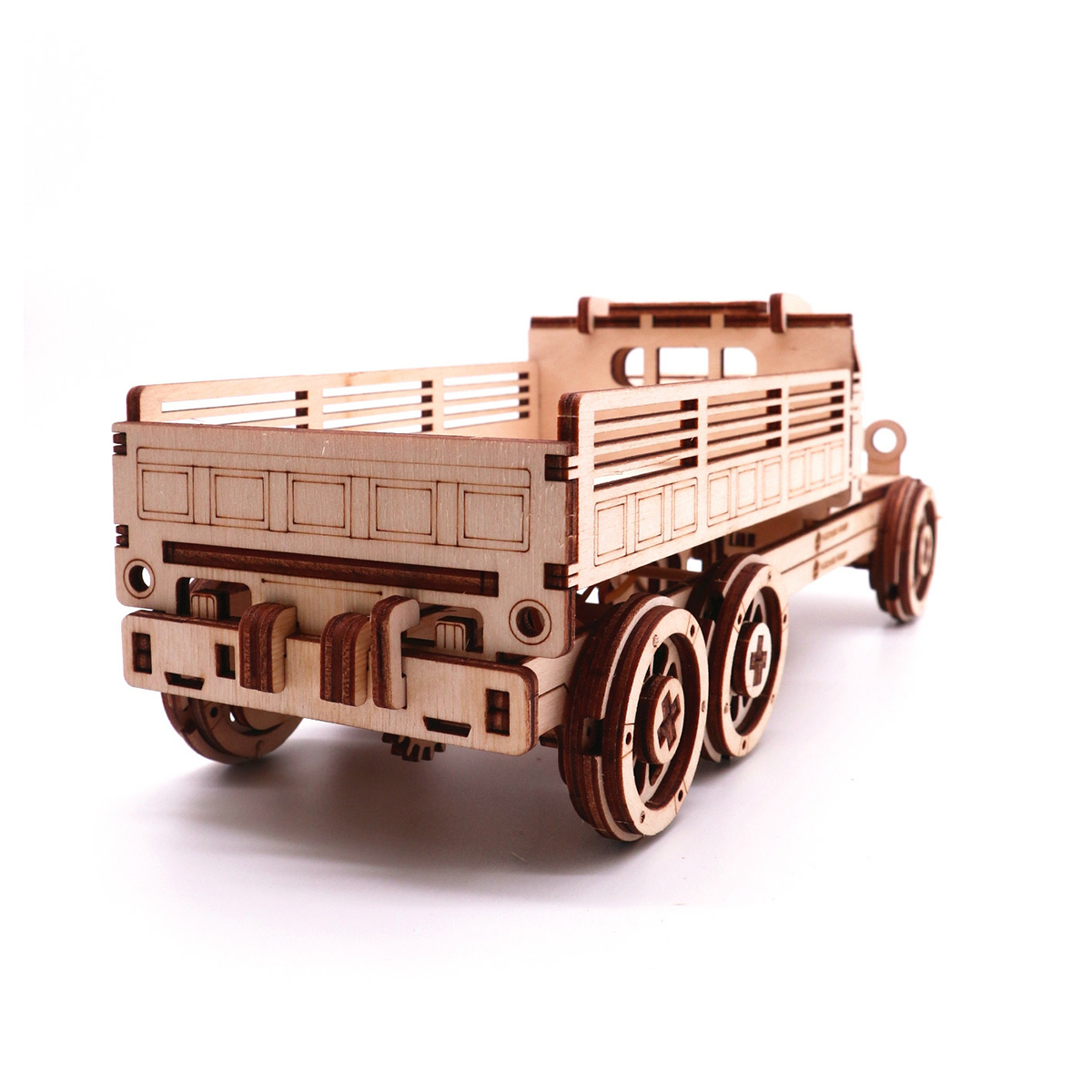 Self-Assembly-Wooden-Truck-Birch-Truck-Model-Gift-Children-Science-Model-Building-Kits-1536711