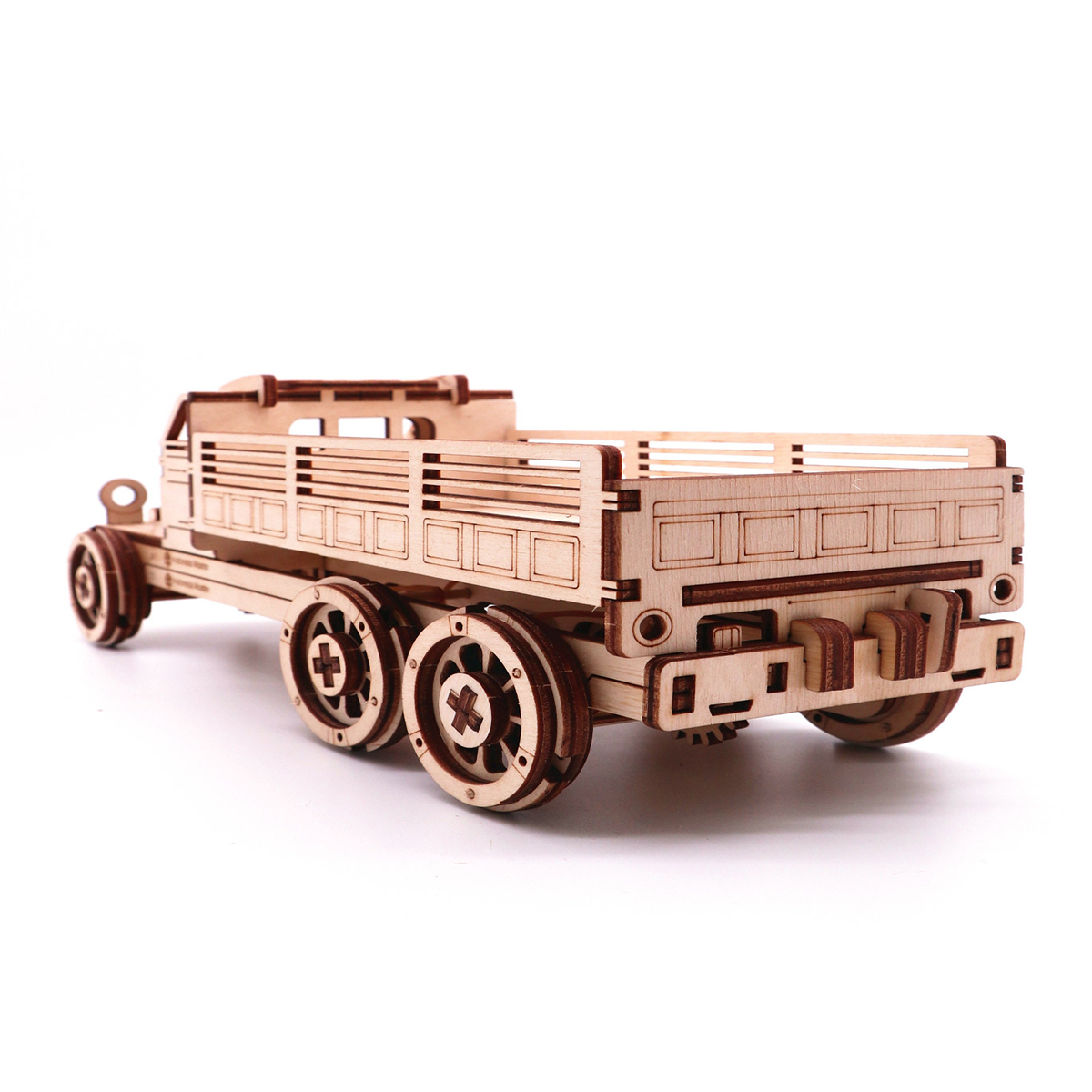 Self-Assembly-Wooden-Truck-Birch-Truck-Model-Gift-Children-Science-Model-Building-Kits-1536711