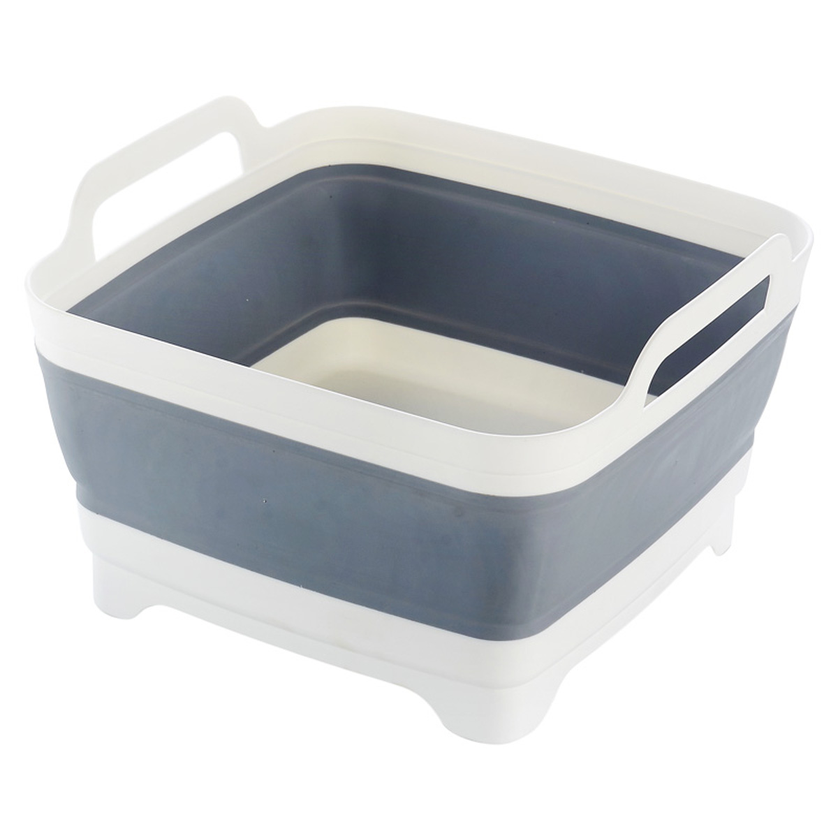 Space-Saving-Collapsible-Sink-Grey-Silicone-for-Home-Caravan-Boat-RV-Camping-1192828