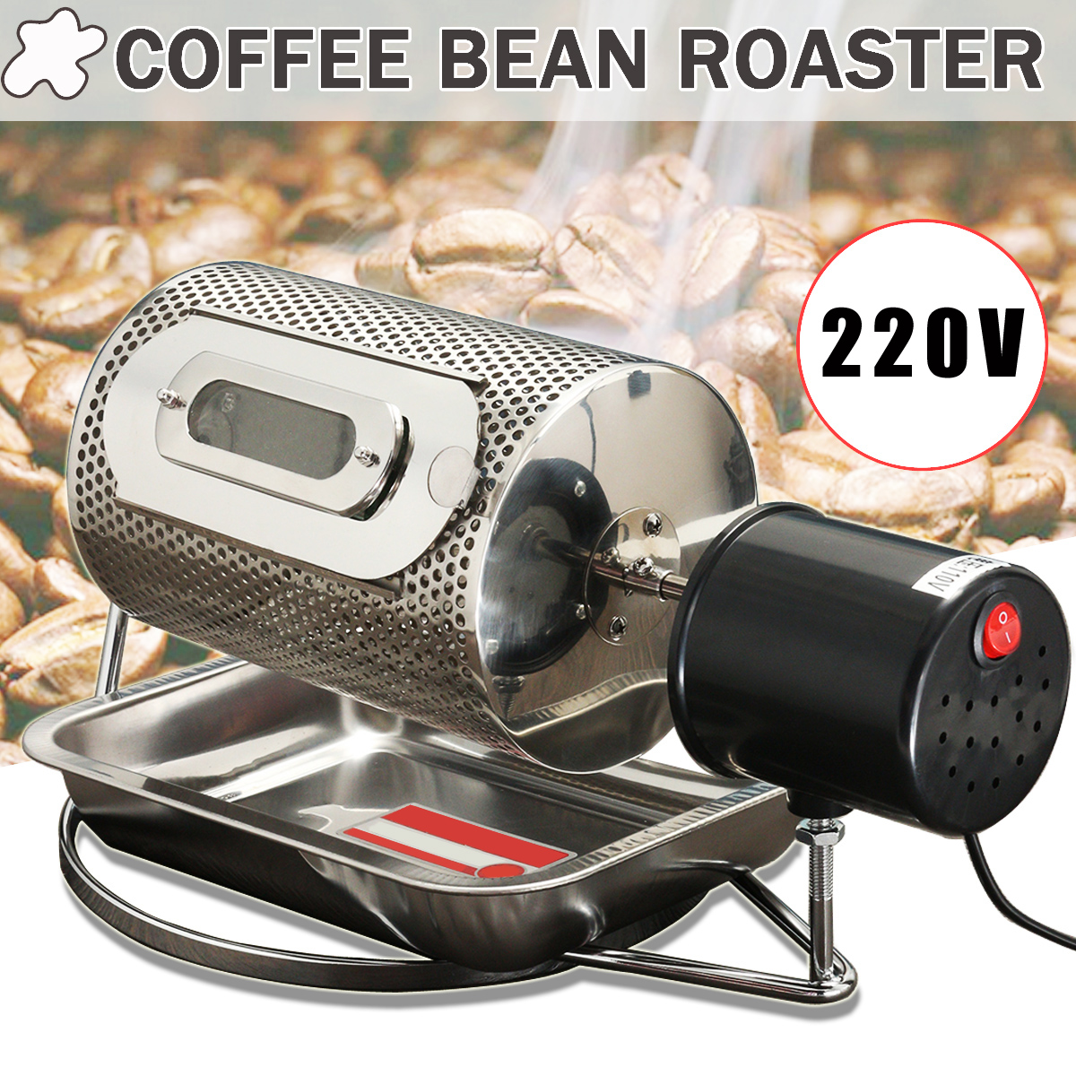 Stainless-Steel-Coffee-Bean-Roasting-Machine-Coffee-Roaster-Roller-Baker-220V-Tools-1281284