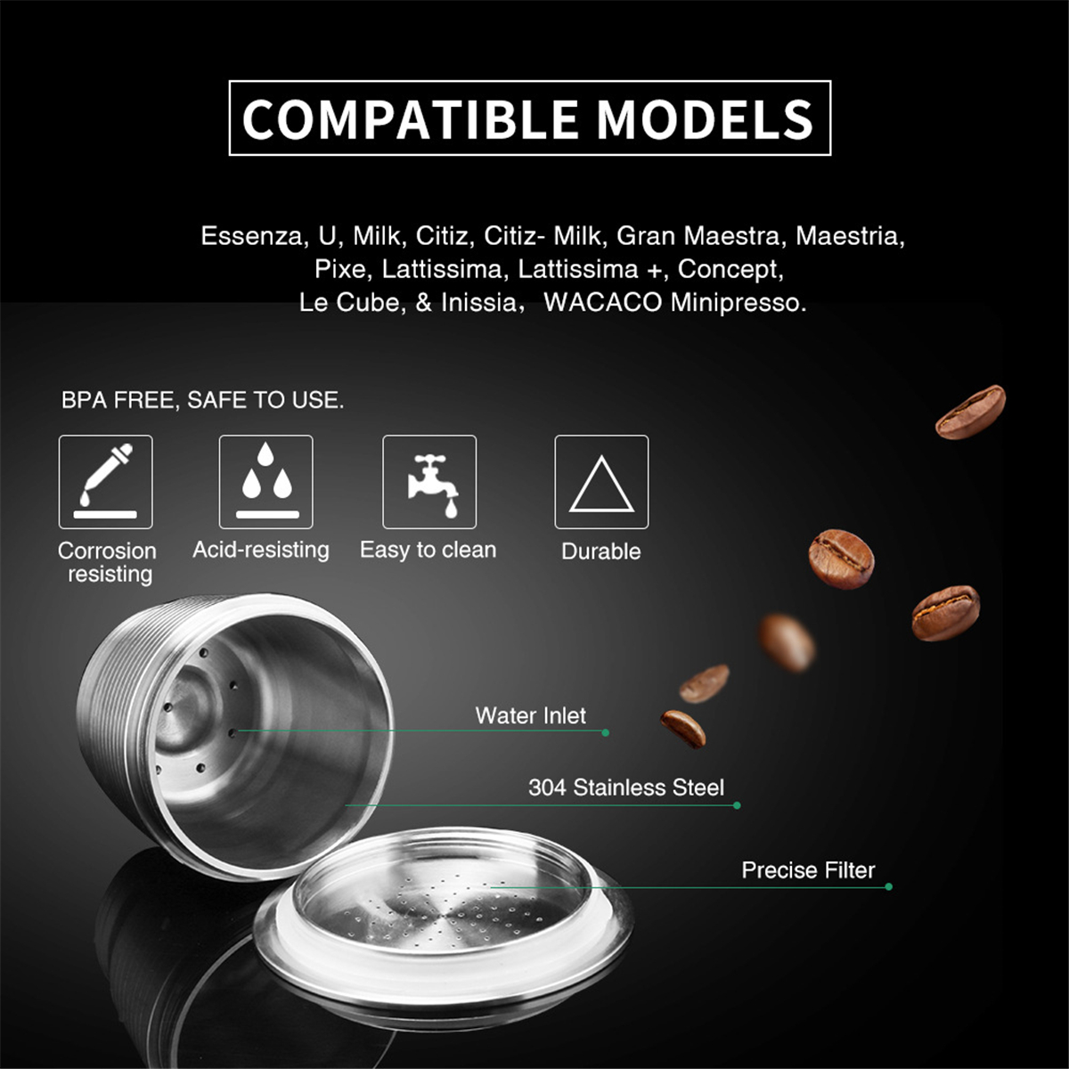 Stainless-Steel-Coffee-Capsule-Cup-Reusable-Refillable-Kit-For-Nespresso-U-Machine-1393441