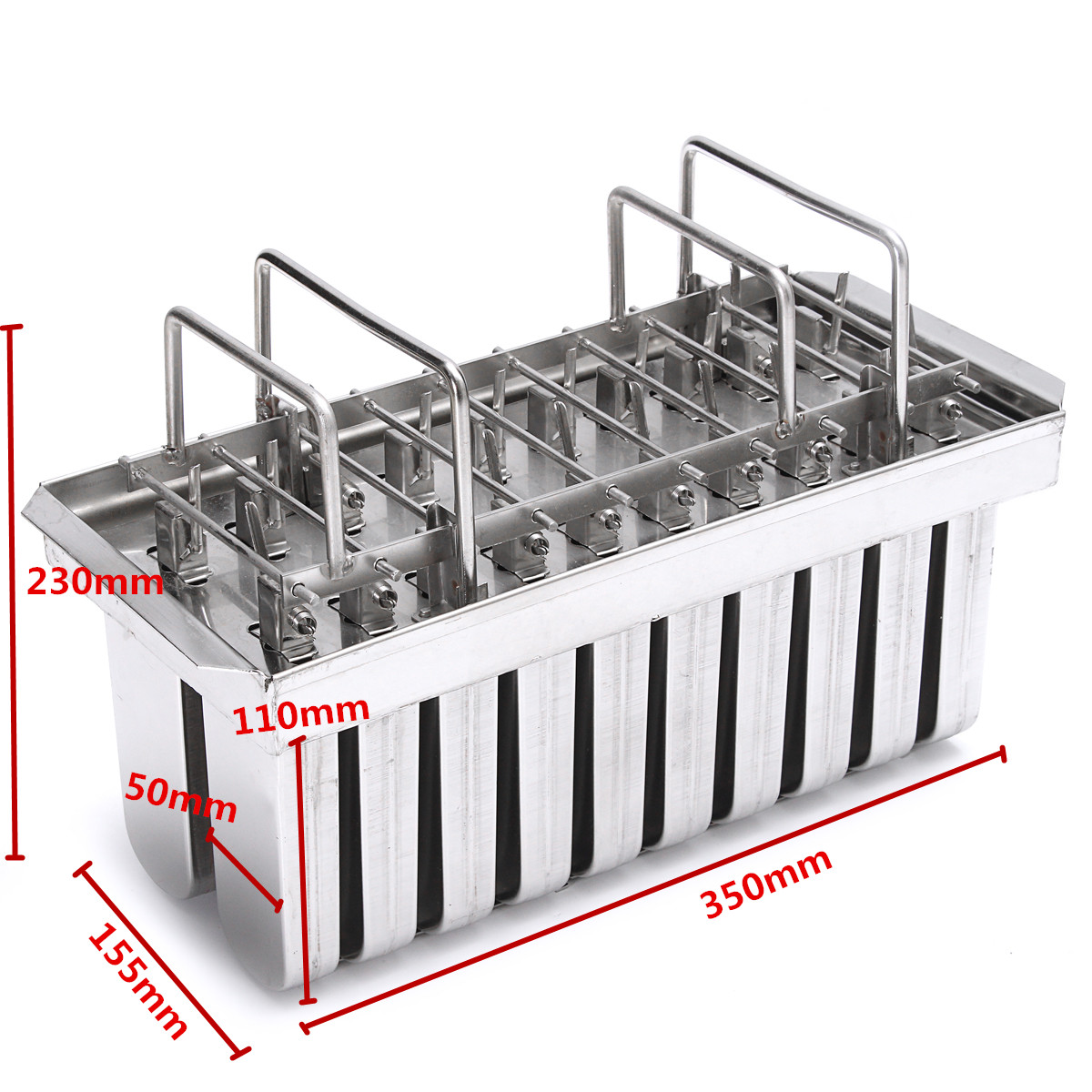 Stainless-Steel-Ice-Cream-Mold-Frozen-Popsicle-Mold-Stick-Holder-Ice-Mold--w-20-Lattices-1451642