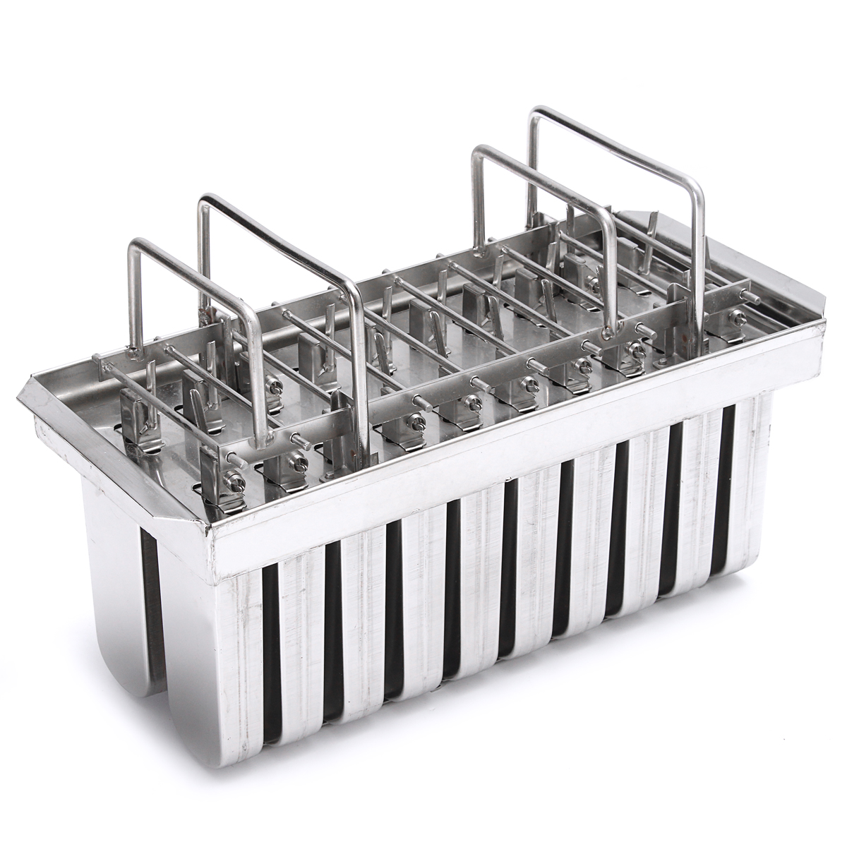 Stainless-Steel-Ice-Cream-Mold-Frozen-Popsicle-Mold-Stick-Holder-Ice-Mold--w-20-Lattices-1451642