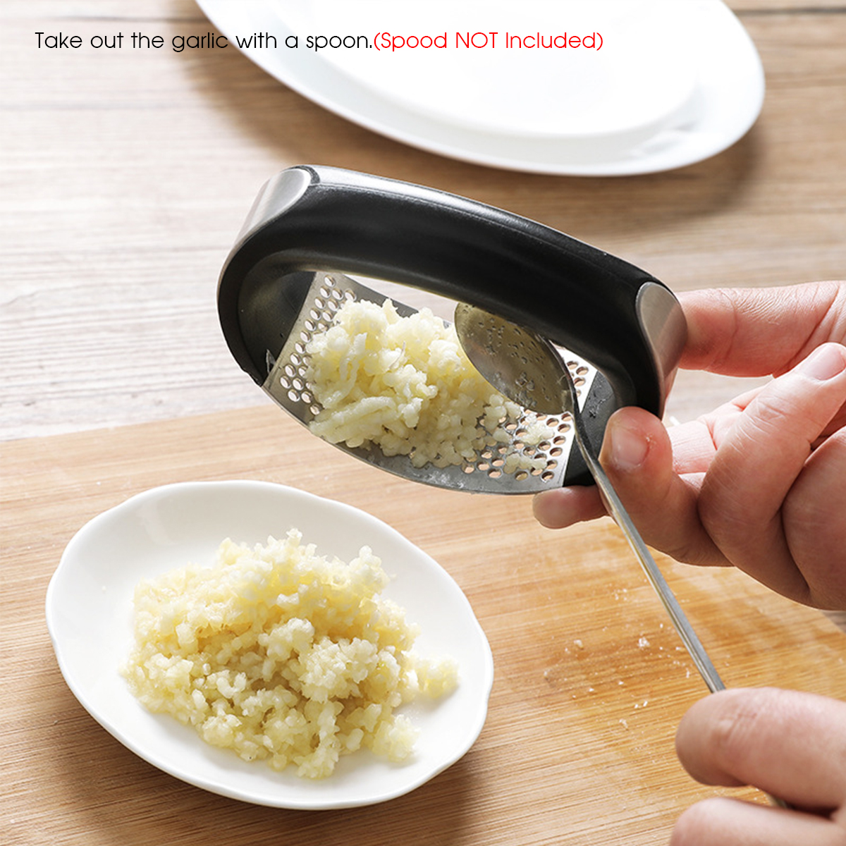 Stainless-Steel-Manual-Garlic-Presser-Crusher-Squeezer-Masher-Kitchen-Tool-Home-1459283