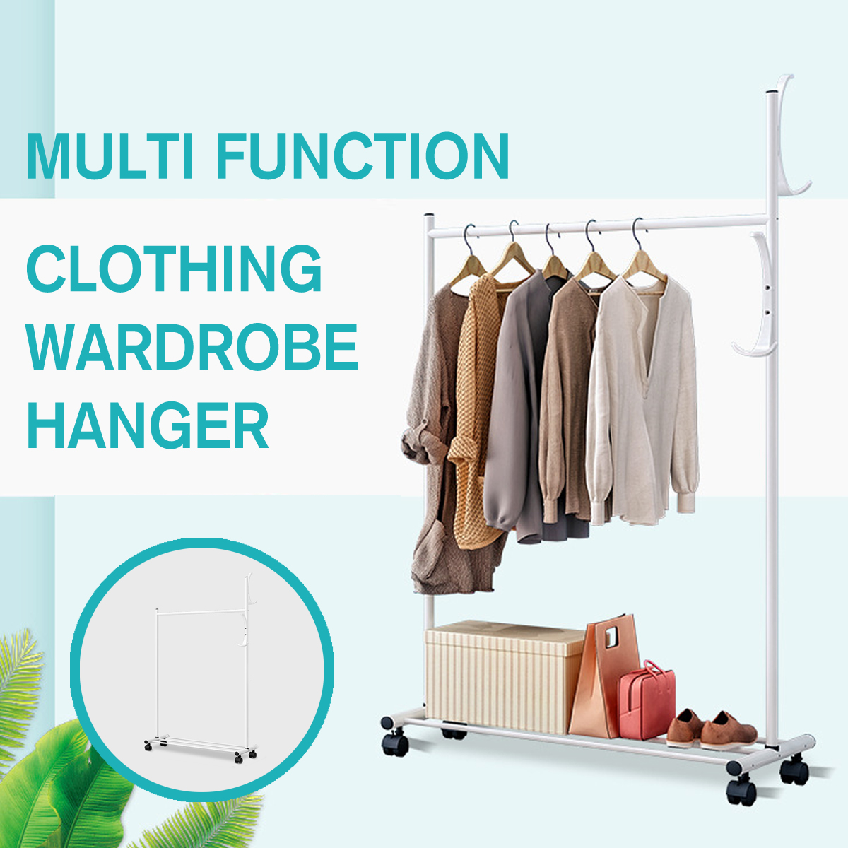 Standing-Landing-Drying-Rack--Cloth-Hanger-Wardrobe-Hanging-Floor-Iron-Organizer-Storage-Shelf-1652393