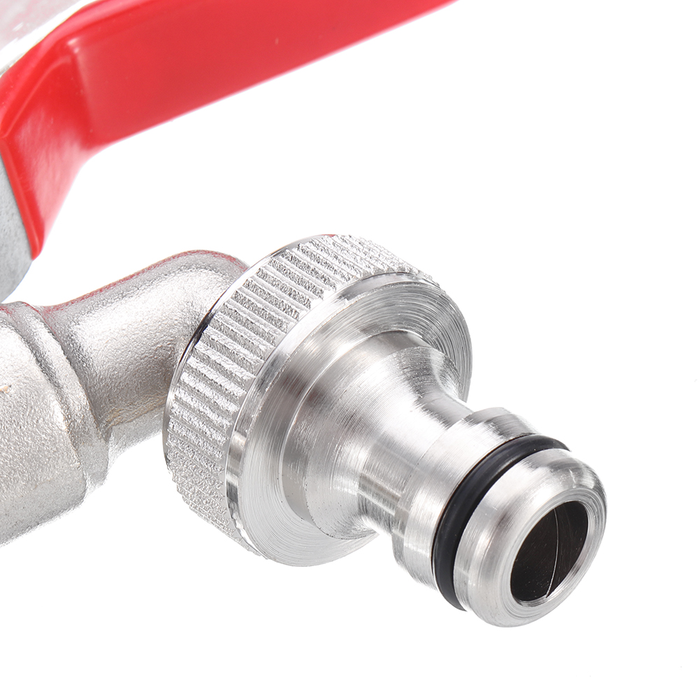 TMOK-12-Lever-Brass-Single-Cold-Tap-Washing-Machine-Faucet-Adapter-w-Nozzle-Male-Thread-for-Garden-I-1594452