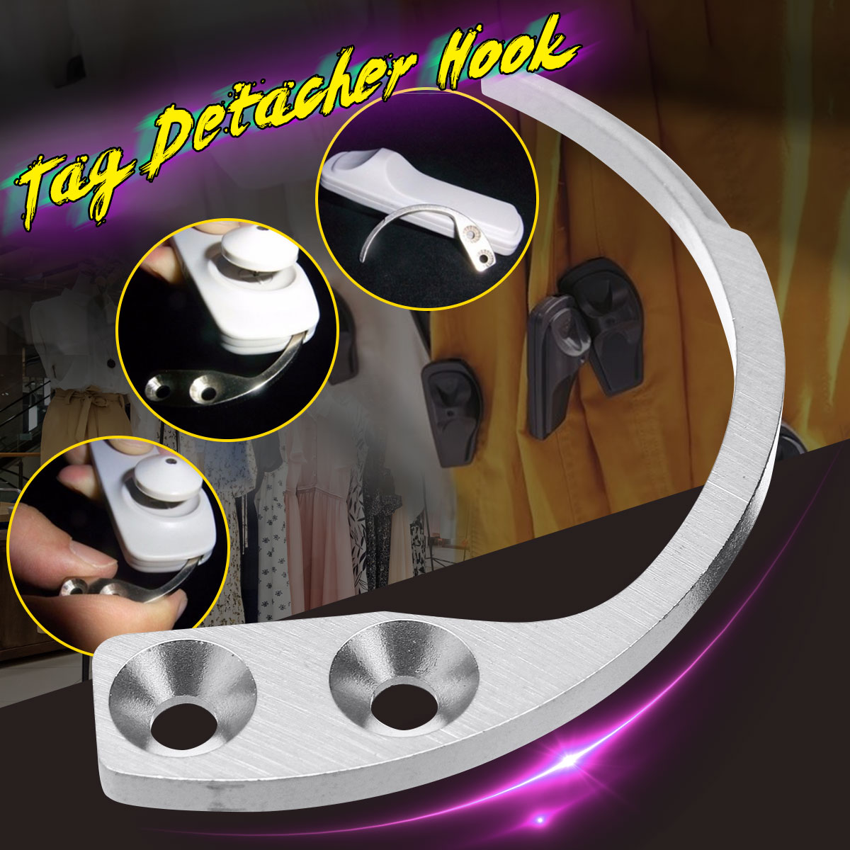 Tag-Detacher-Hook-Security-EAS-Remover-Key-Hard-Handheld-Effetool-Used-Pin-Open-1643732