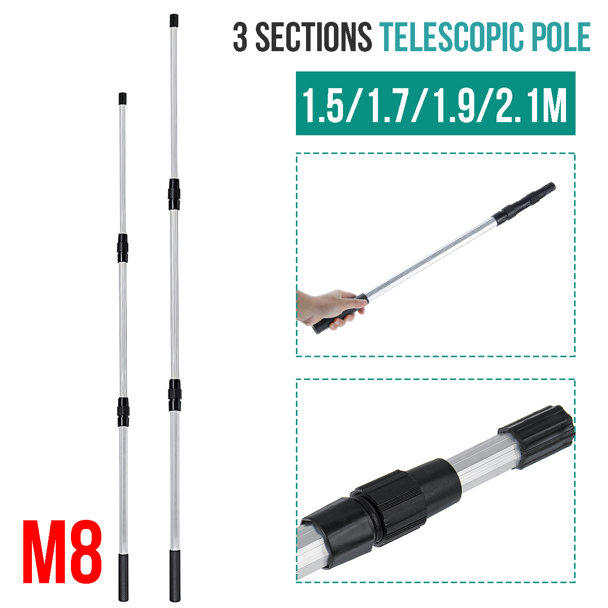 Telescopic-Fishing-Fish-Landing-Collapsible-Foldable-Pole-Handle-Removable-Alloy-1693435