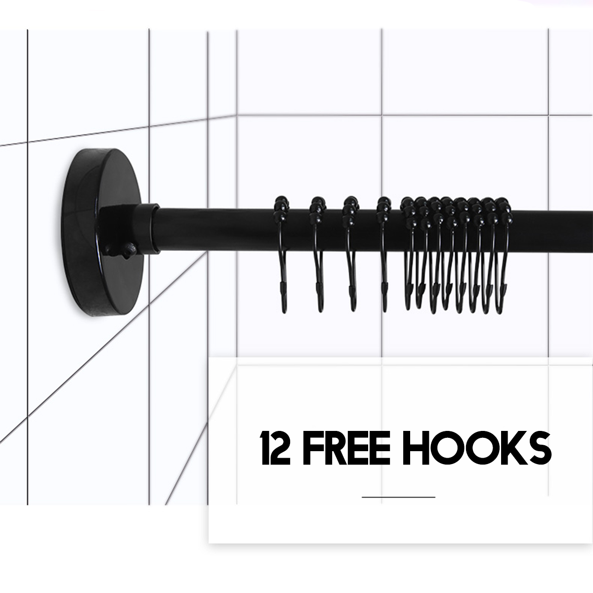 U-Shape-Extendable-Telescopic-Shower-Curtain-Rod-80-130cm-Rail-Rod-1568500