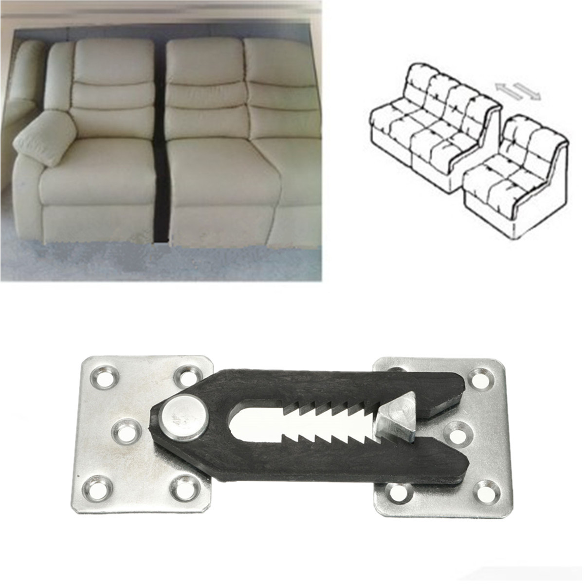 U-Type-Metal-Iron-Sheets-Plastic-Buckle-Sofa-Couch-Sectional-Furniture-Connector-1281826