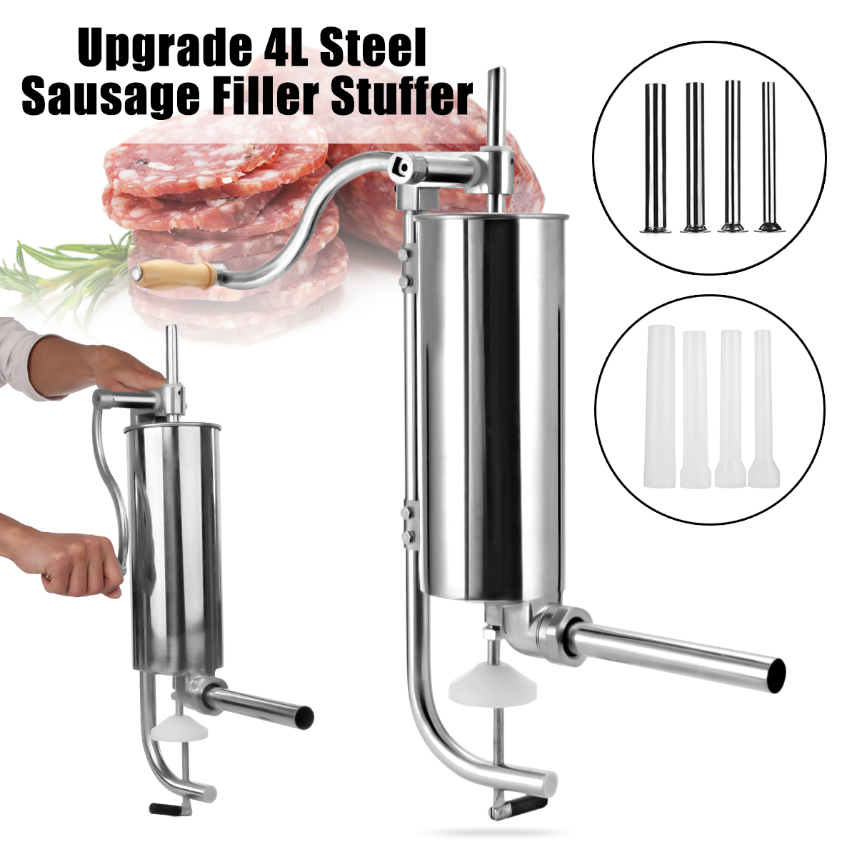 Upgrade-4L-304-Stainless-Steel-Sausage-Filler-Stuffer-Meatball-Maker-Vertical-Machine--8-Tube-1390546