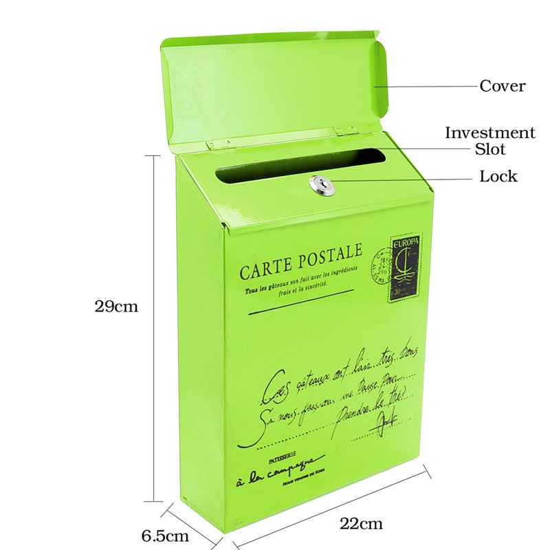 Waterproof-Outdoor-Metal-Post-Box-Letter-Mailbox-Wall-Mounted-Lockable-2-Keys-Mail-Box-1310033