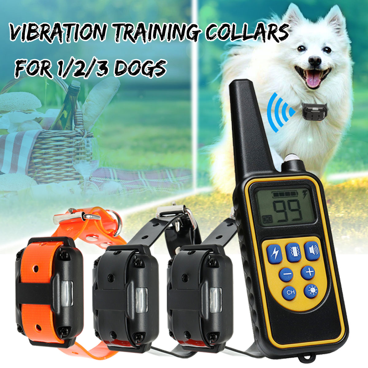 Waterproof-Rechargeable-Shock-Vibration-Sound-Remote-123-Dog-Training-Collar-Remote-Controller-1380124