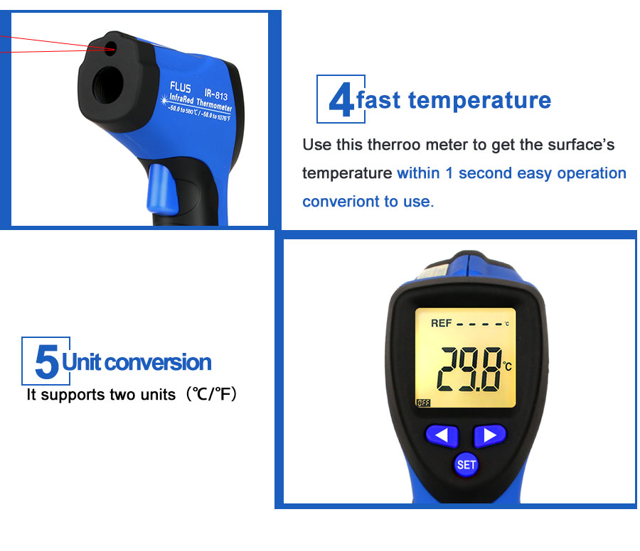 FLUS-IR-813--50550-581022-Digital-Infrared-Thermometers-Non-contact-Four-Color-LCD-Display-IR-Thermo-1767375