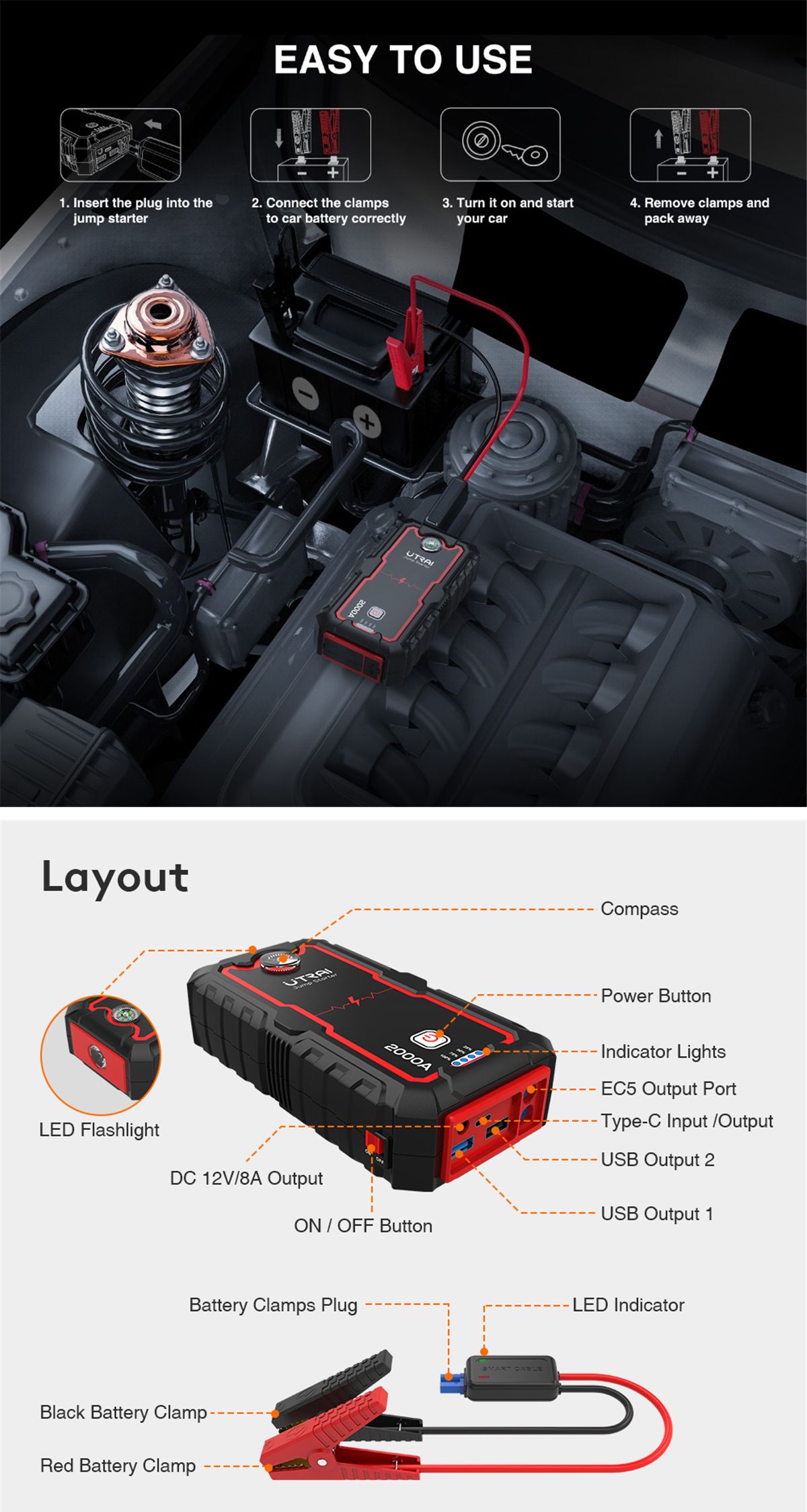 UTRAI-Jstar-One-Car-Jump-Starter-2000A-22000mAh-12V-Battery-Booster-Power-Bank-Auto-Starting-Device--1723397