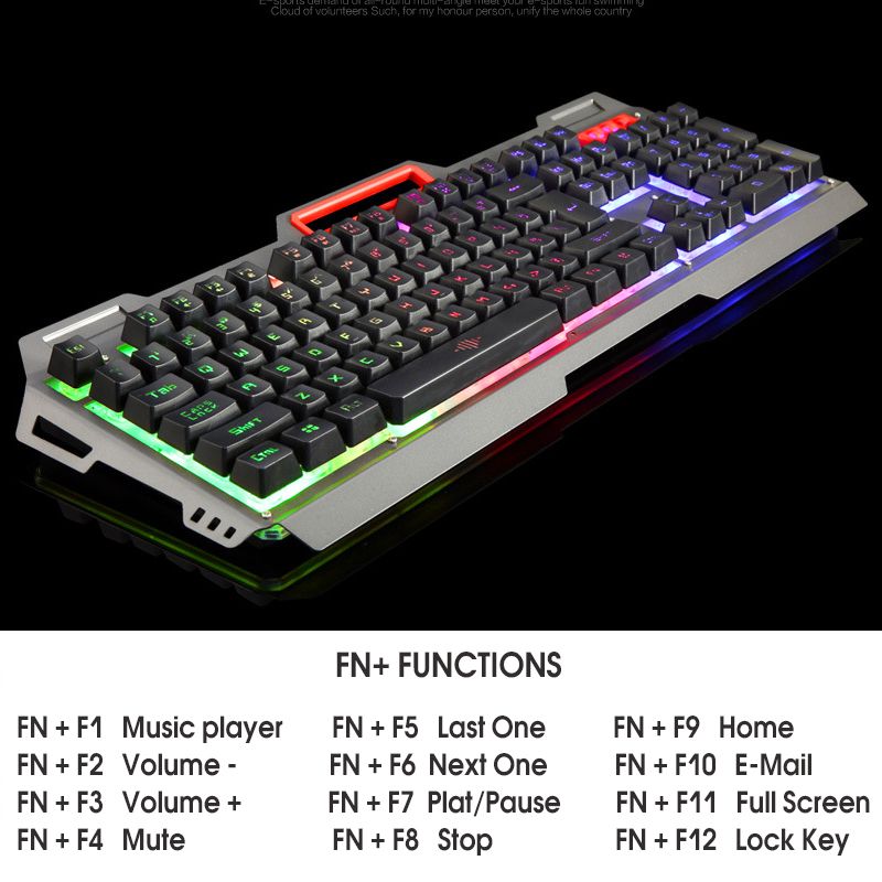 104-Keys-USB-Wired-Backlit-Mechanical-Hand-feel-Gaming-Keyboard-Mouse-Mouse-Pad-Set-1289318