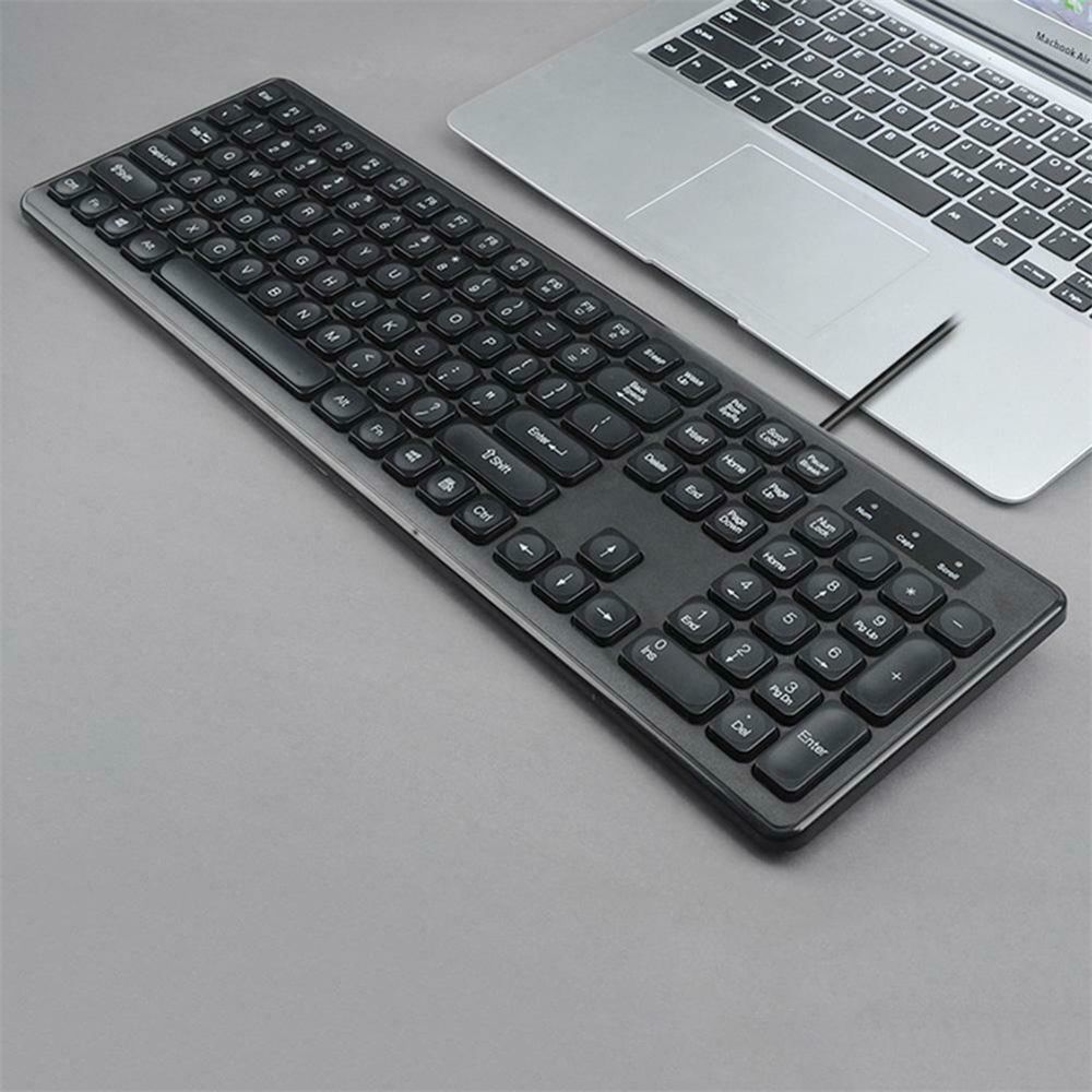 AOC-KB100-Wired-Chocolate-Keyboard-106-Keys-Waterproof-USB-Keyboard-Home-Office-Keyboard-for-Laptop--1622869