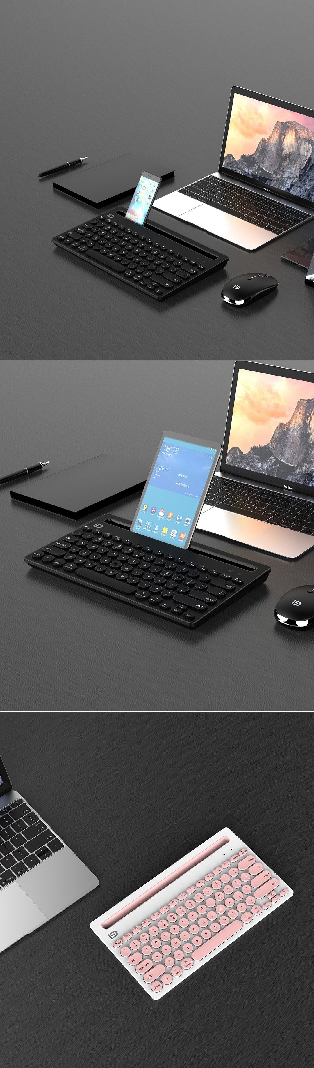 FD-IK3381-Wireless-bluetooth-Keyboard-78-Keys-Multi-devices-Connection-Office-Keyboard-iPads-Tablet--1624586