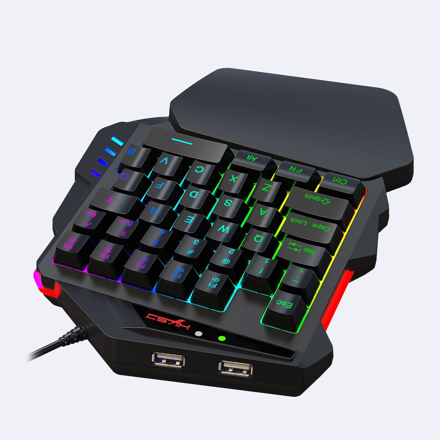 HXSJ-V500-One-handed-Gaming-Keyboard-35-Keys-RGB-Backlight-Bulit-in-Converter-Single-hand-Keyboard-F-1747796