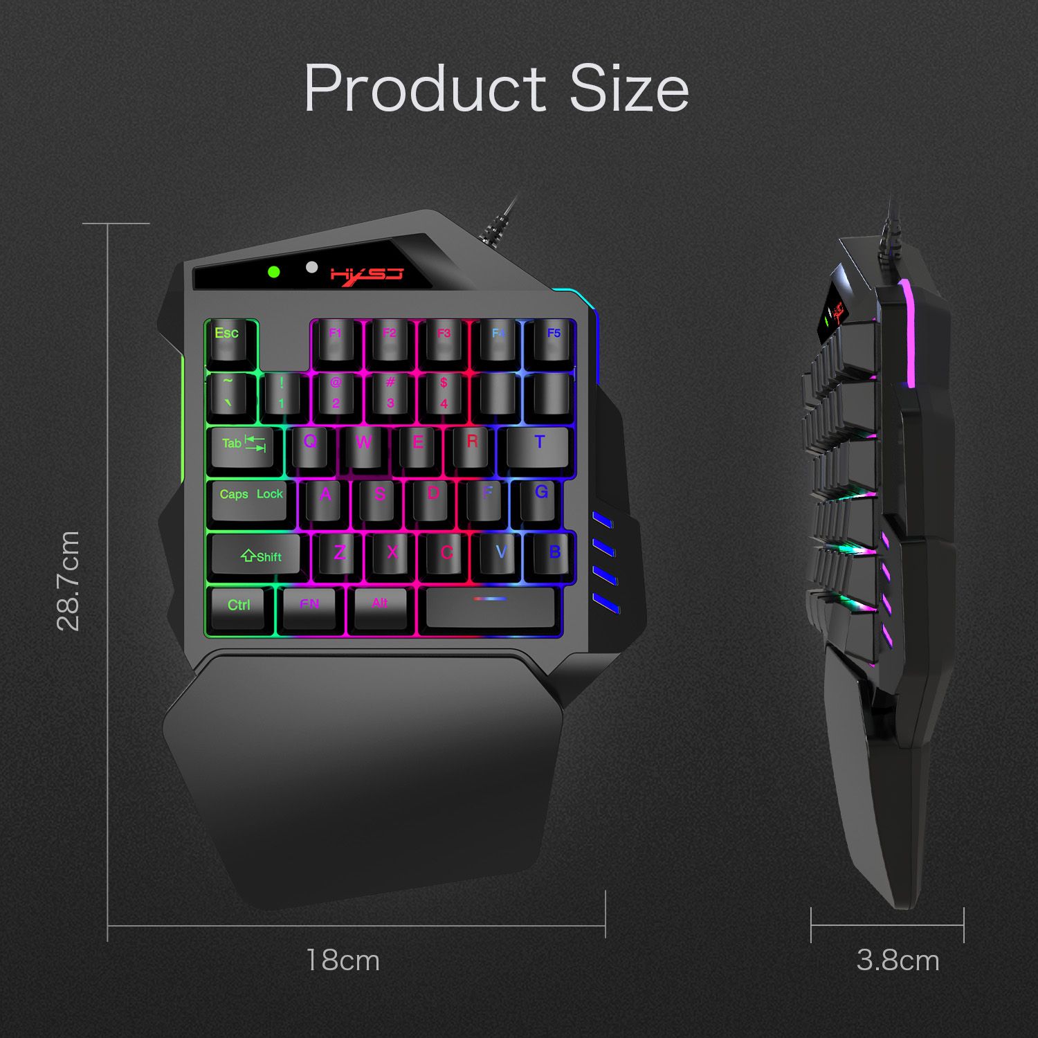 HXSJ-V500-One-handed-Gaming-Keyboard-35-Keys-RGB-Backlight-Bulit-in-Converter-Single-hand-Keyboard-F-1747796