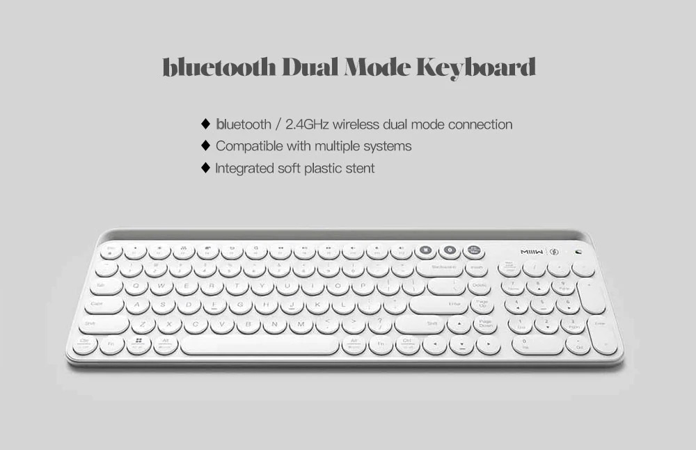 MIIIW-104Keys-Wireless-bluetooth-Dual-Mode-Membrane-Keyboard-White-1347943