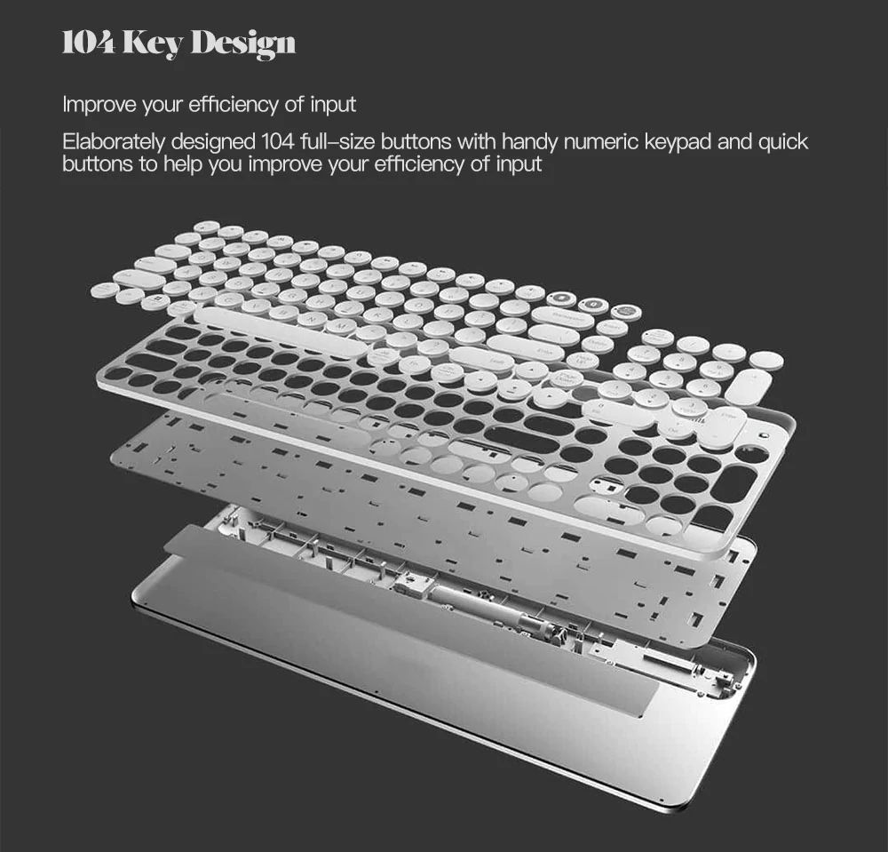 MIIIW-104Keys-Wireless-bluetooth-Dual-Mode-Membrane-Keyboard-White-1347943
