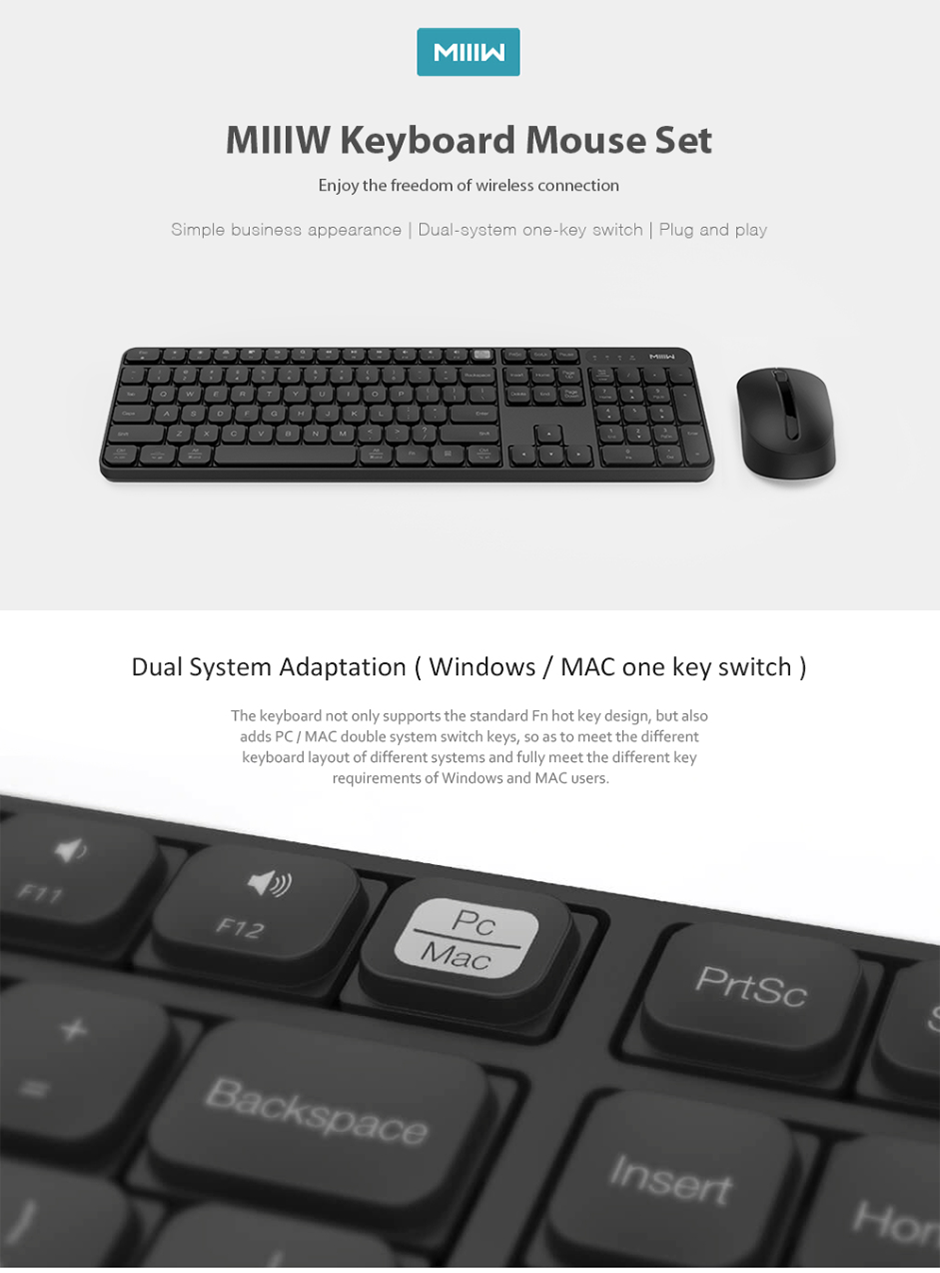 MIIIW-Wireless-Keyboard--Mouse-Set-for-WindowsMac-One-button-Switching-104-Keys-24GHz-IPX4-Waterproo-1532383