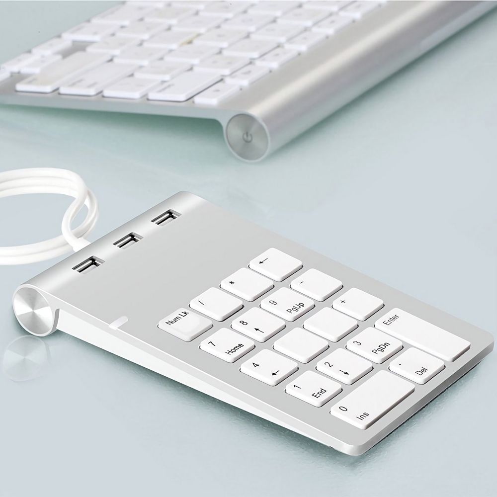Rocketek-USB-20-Numeric-Keypad-Keyboard-with-3-Port-USB-20-Hub-1407165