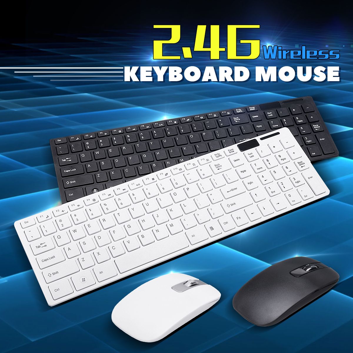 Ultra-Thin-24GHz-Wireless-101-Keys-Keyboard-and-1000DPI-Mouse-Combo-Set-With-Keyboard-Cover-1301414
