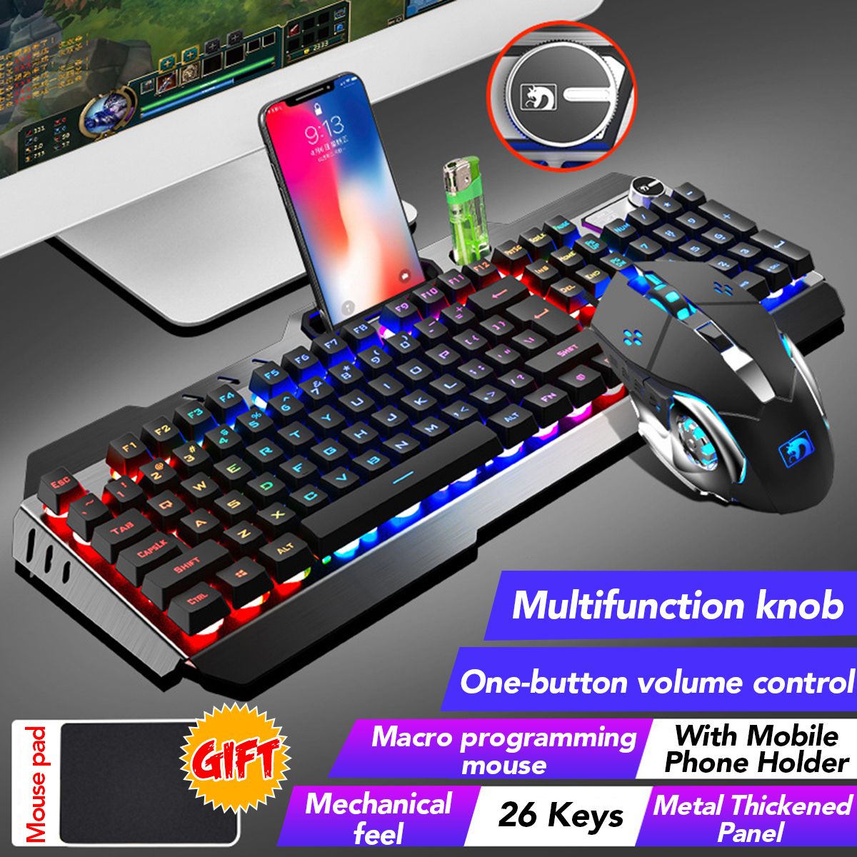 Wired-Keyboard--Mouse-Set-104-Keys-RGB-Gaming-Keyboard-with-Phone-Holder-2000DPI-Ergonomic-Mouse-1741344