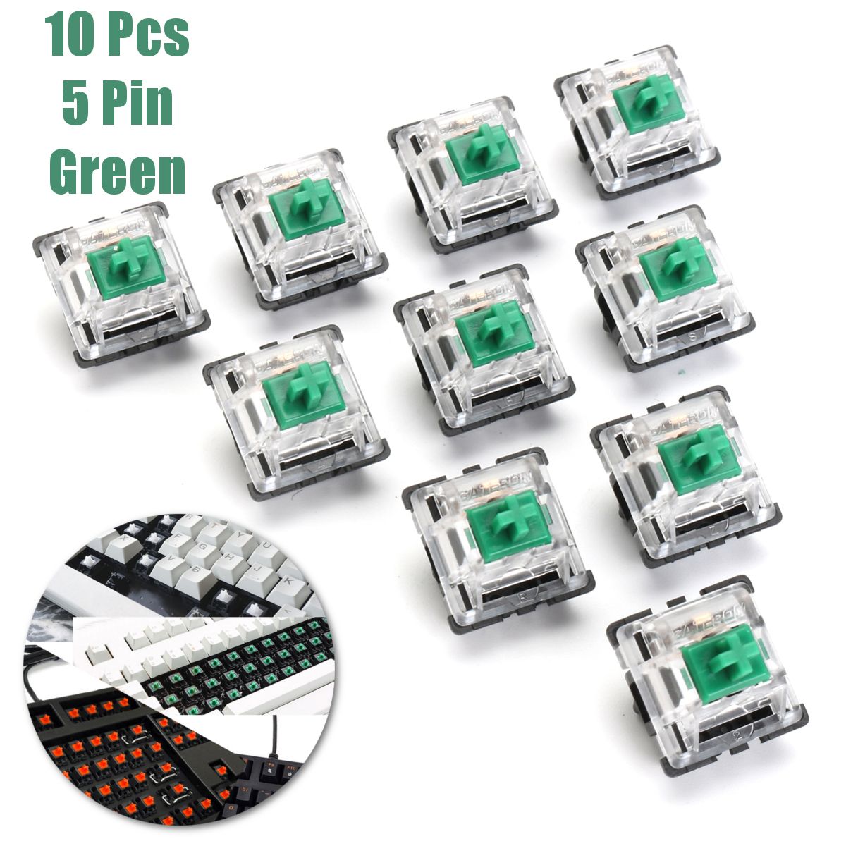 10-Pcs-5-Pin-Green-Switch-Gateron-Switch-for-Mechanical-Keyboard-Switch-1164616