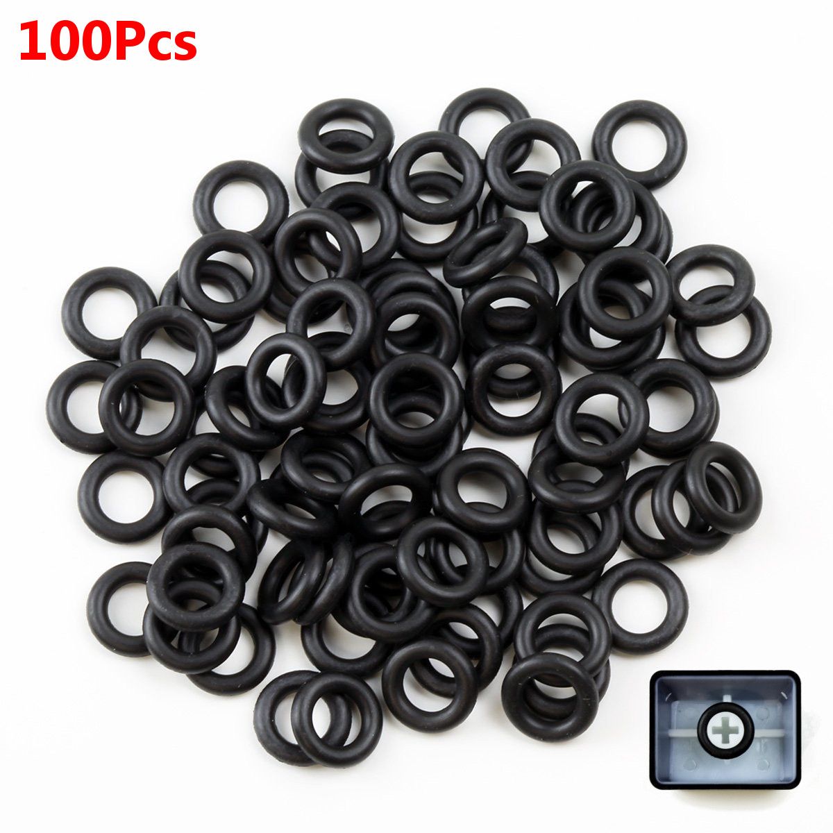 100-Mechanical-Keyboard-Keycap-Rubber-O-Ring-Switch-Dampeners-for-Cherry-MX-1187084