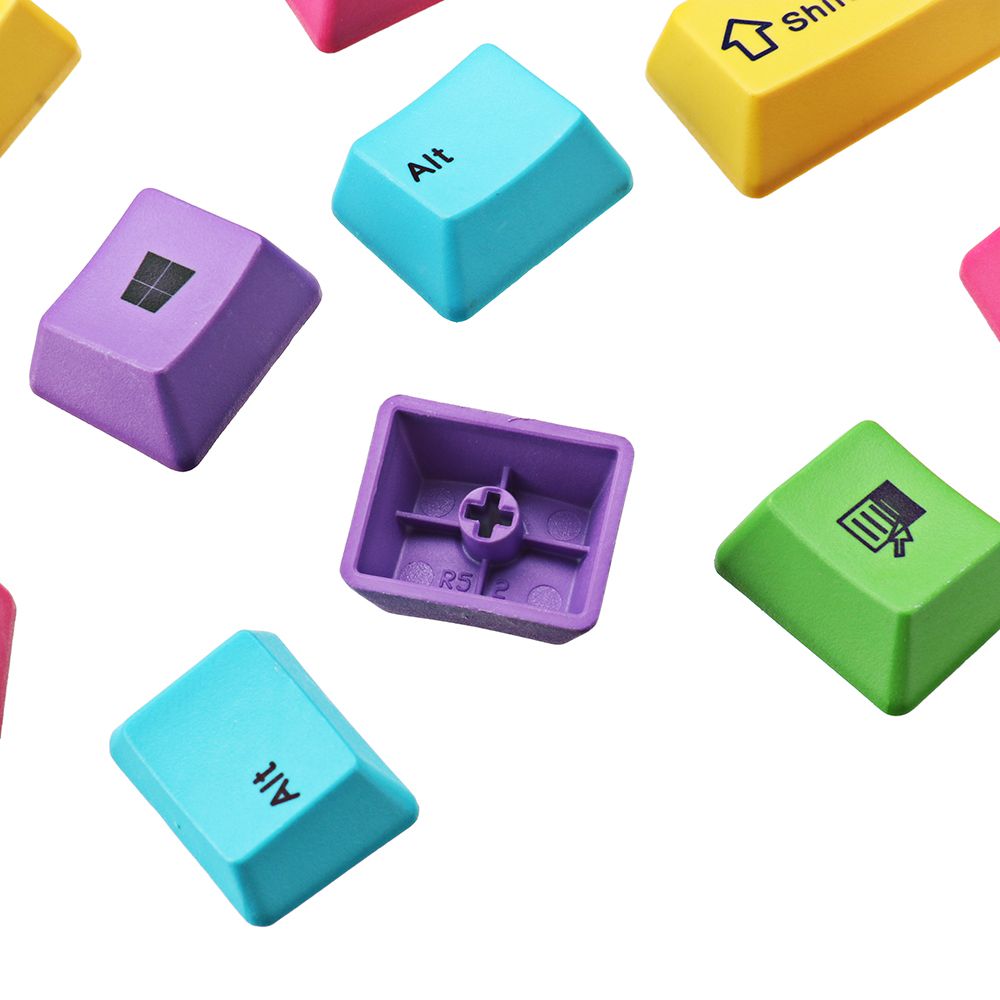 10pcs-CMYK-Color-OEM-Profile-PBT-Dyesub-Keycaps-ALT-CTRL-SHIFT-ESC-Keycap-1411734