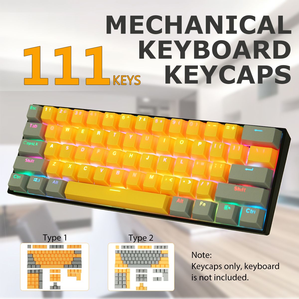 111-Keys-OrangeGrey-Keycap-Set-OEM-Profile-ABS-Keycaps-for-Mechanical-Keyboard-1745958