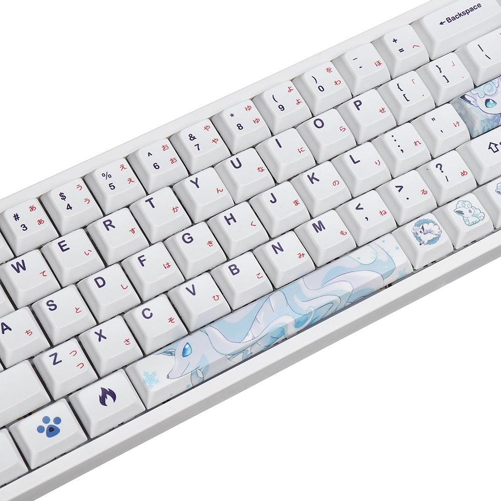 118-Keys-White-Monster-Keycap-Set-XDA-Profile-PBT-DYE-Sub-Japanese-Keycaps-for-Mechanical-Keyboard-1683583