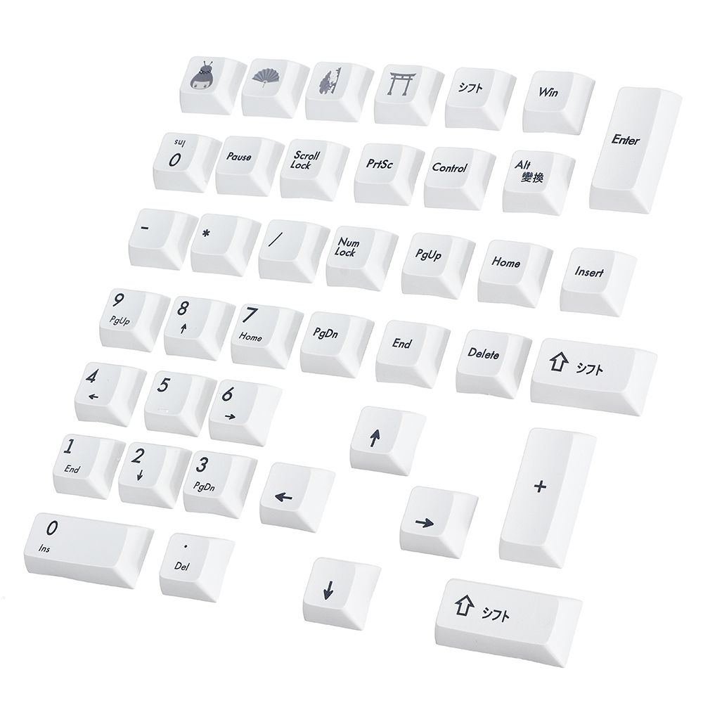 119-Keys-Black--White-Keycap-Set-XDA-Profile-PBT-Sublimation-Japanese-Keycaps-for-Mechanical-Keyboar-1737572