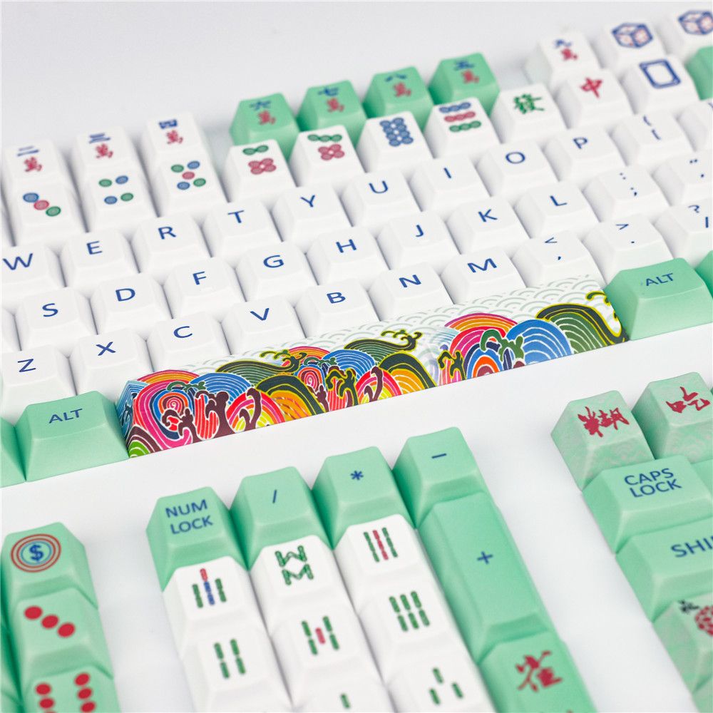 128-Keys-Mahjong-Keycap-Set-Cherry-Profile-PBT-Sublimation-Keycaps-for-Mechanical-Keyboard-1764998