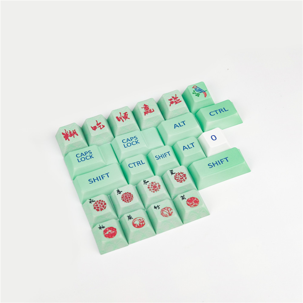 128-Keys-Mahjong-Keycap-Set-Cherry-Profile-PBT-Sublimation-Keycaps-for-Mechanical-Keyboard-1764998