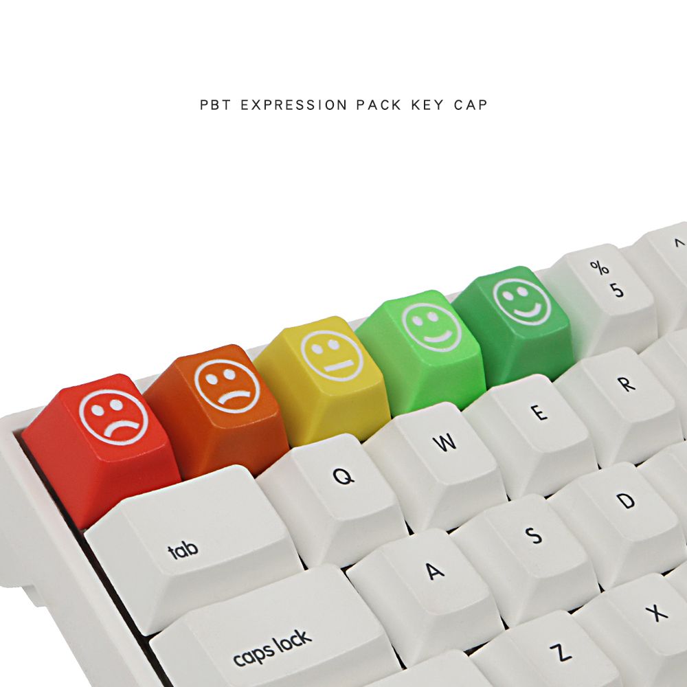 5-Keys-Personality-Emotion-Keycap-Set-Cherry-Profile-PBT-Dip-dye-Carving-Keycaps-for-Mechanical-Keyb-1752645