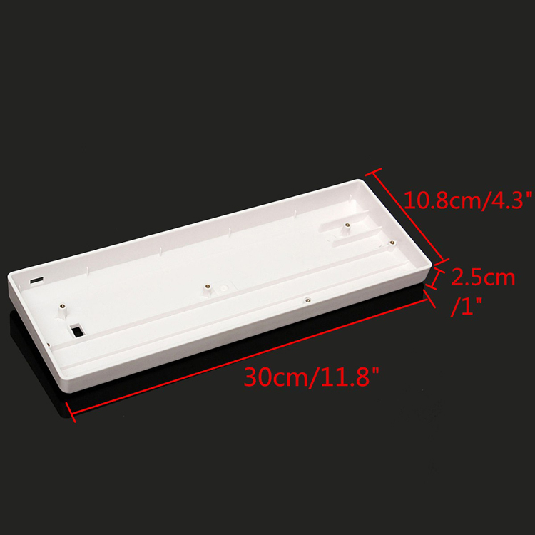 60-DIY-White-Mechanical-Keyboard-Universal-Frame-Plastic-Case-For-GH60-Poker-1077445