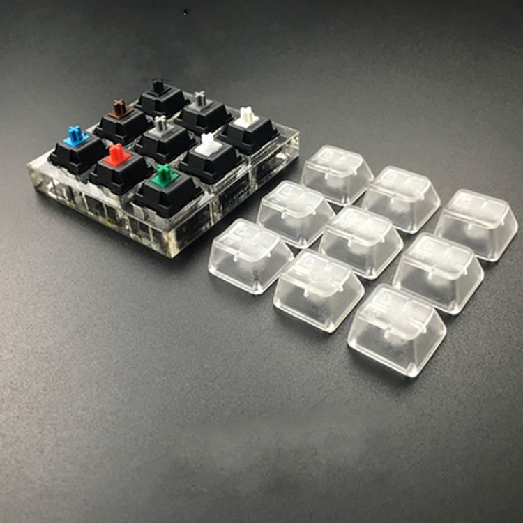 9X-Switches-ACRYLIC-Keyboard-Tester-Kit-Clear-Keycaps-Sampler-For-Cherry-MX-Switch-1103913