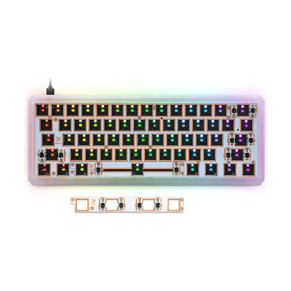 Aluminum-Alloy-Version-Geek-Customized-GK61XS-Keyboard-Customized-Kit-Hot-Swappable-60-RGB-Wired-blu-1761660