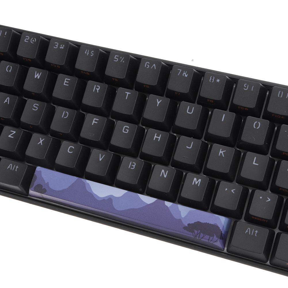 Five-sided-Dyesub-Dark-Night-Forest-Space-Bar-625u-Novelty-Keycap-1566387