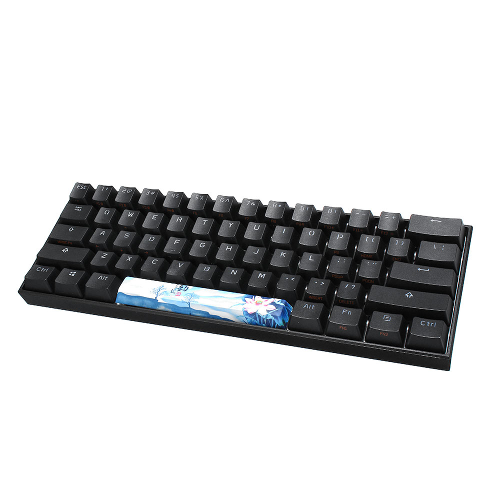 Five-sided-Dyesub-PBT-Lotus-Pond-Fly-Space-Bar-625u-Novelty-Keycap-1524802