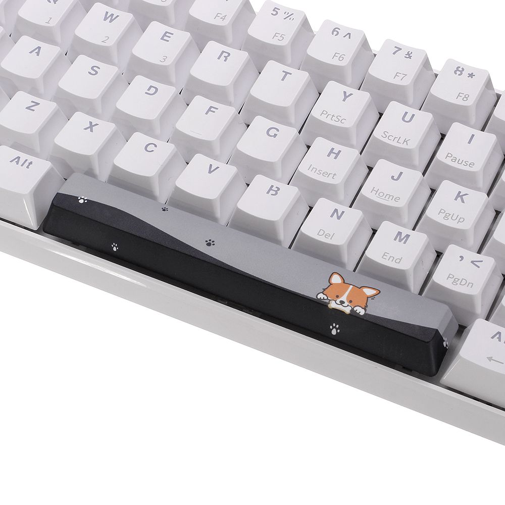 Five-sided-Dyesub-PBT-OEM-Profile-Yellow-Dog-Space-Bar-625u-Novelty-Keycap-for-GK61-Black-Case-and-C-1584036